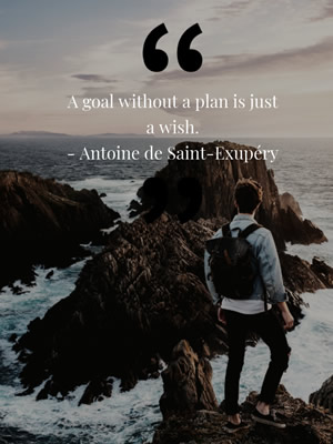 quote A goal without a plan is just a wish